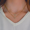 star of david necklace on paperclip