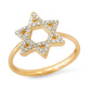 large star of david diamond ring