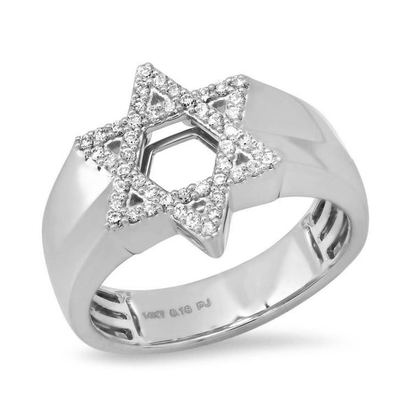 star of david signet ring