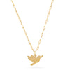 dove of peace gold necklace emmanuelle chriqui