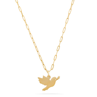 dove of peace gold necklace emmanuelle chriqui