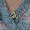 large all gold star of david 