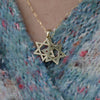 large all gold star of david 