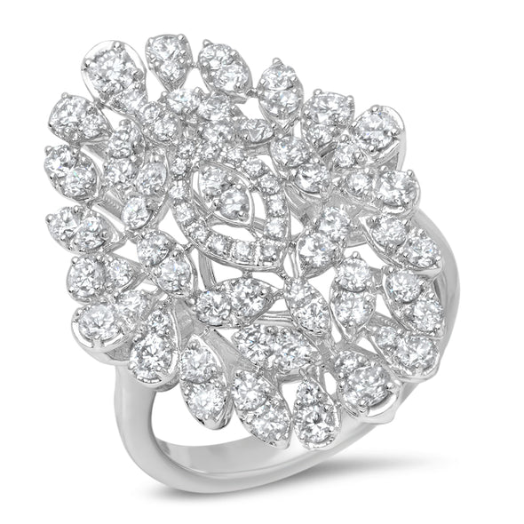 Fancy Diamond Hollywood Ring