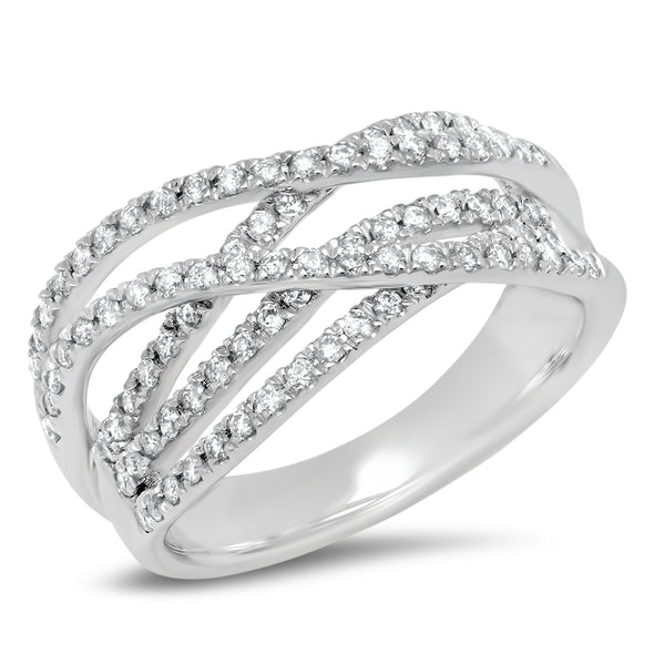 Diamond Multi Band Ring