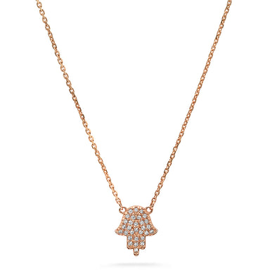 Diamond Hamsa Necklace