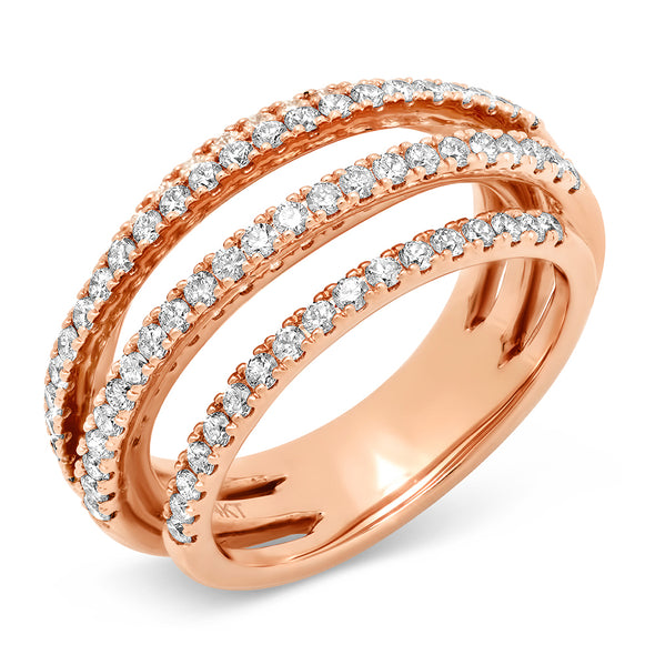 Diamond Multi 5 Banded Ring