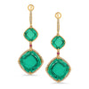 Ashley I emerald wedding earrings 