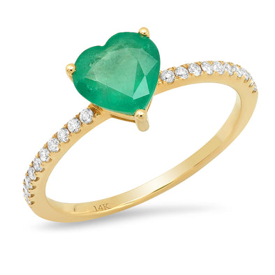 emerald green ring real