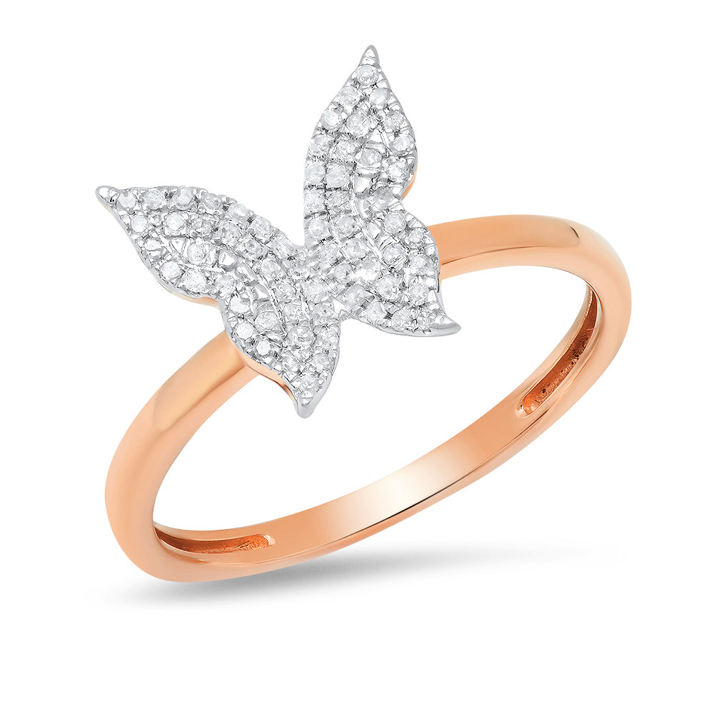 Shy Creation DIAMOND PEAR BUTTERFLY RING 001-130-01859 | Cellini Design  Jewelers | Orange, CT