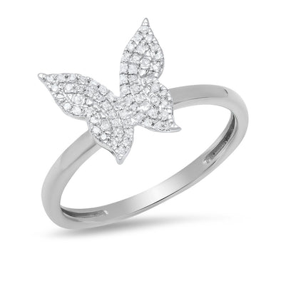 diamond butterfly ring 