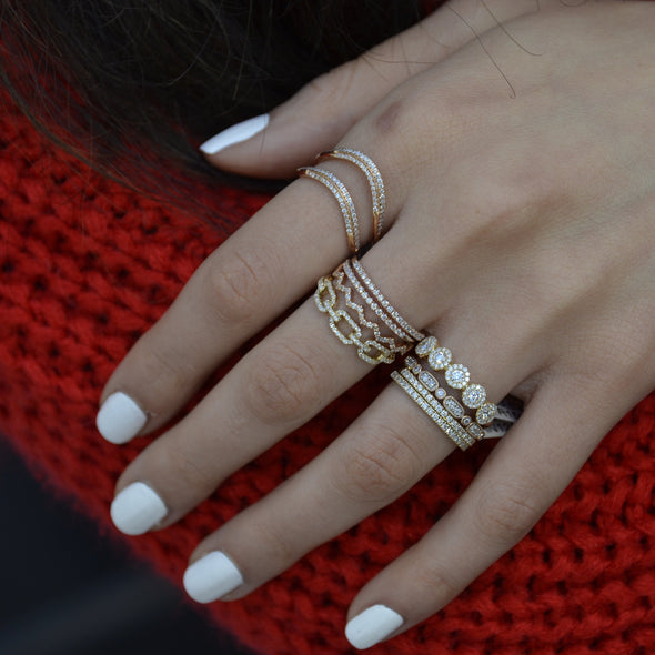 dainty stacking rings