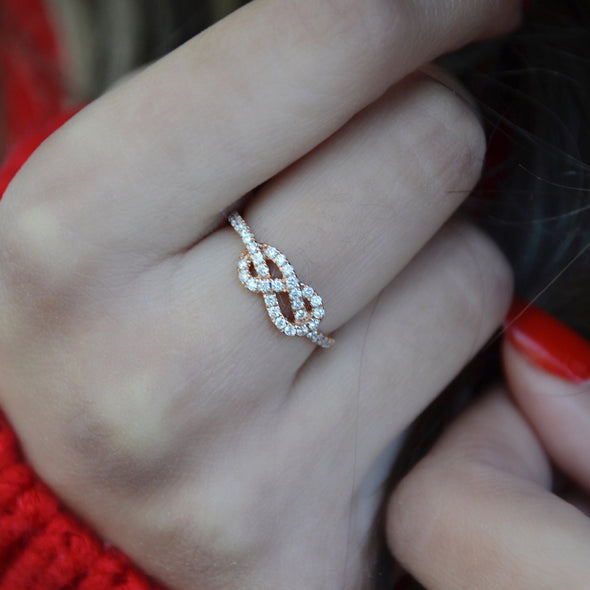 14k solid gold diamond promise ring