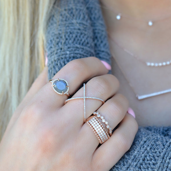 Stackable Bubble Band Ring
