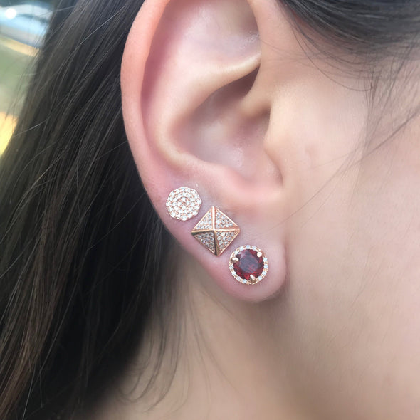 Diamond RockStud Stud Earring