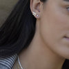 gold leaf earring real